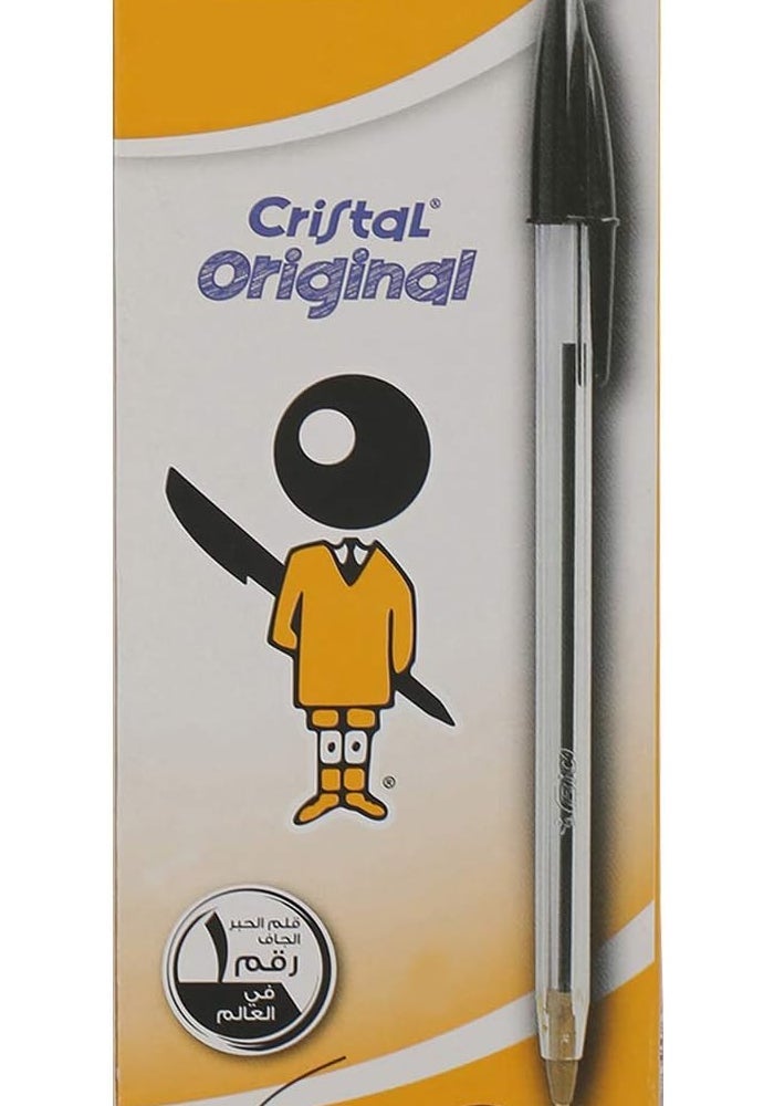 BIC Cristal Ballpoint Pen Pack of 10 - Black - Image 3