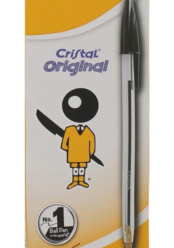BIC Cristal Ballpoint Pen Pack of 10 - Black - Image 2