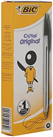 BIC Cristal Ballpoint Pen Pack of 10 - Black - Image 2