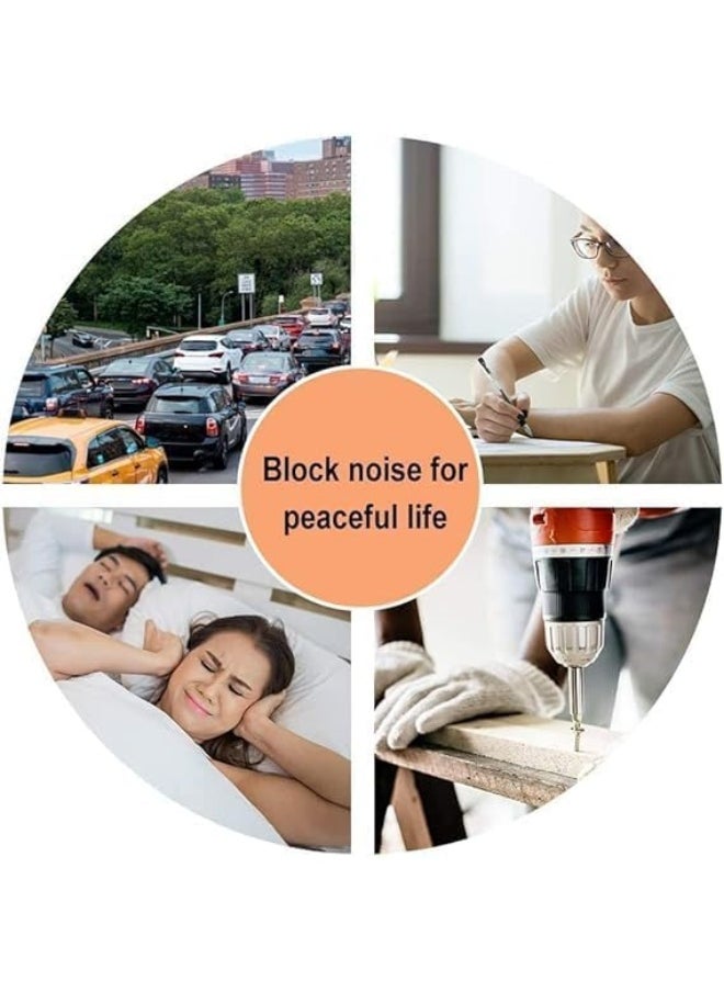 Ultra Soft Foam Comfortable Multi-Purpose Corded Earplugs for Sleeping, Snoring, Travel, Concerts, Studying, Loud Noise