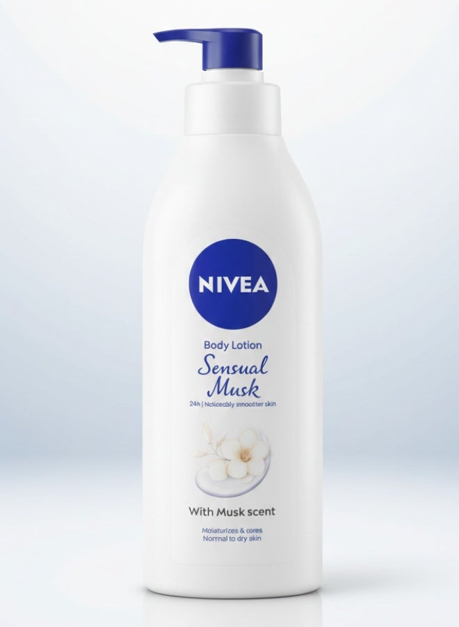 Nivea Sensual Musk Body Lotion 400 ml Moisturizing Soft Skin Long Lasting Fragrance Nourishing Body Care - Image 1
