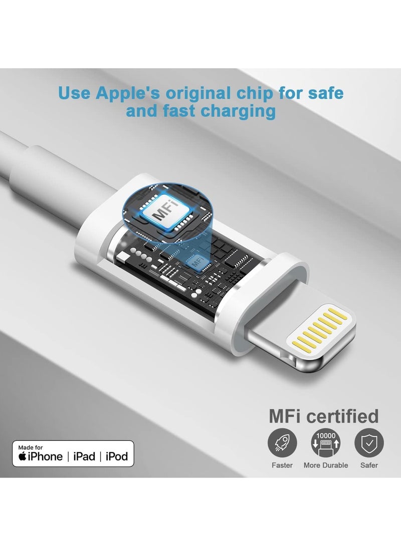 عام 2-Pack USB C Wall Charger 20W PD Adapter with 6FT USB C to Lightning Cable Compatible iPhone 13/13 Pro Max/12/12 Mini/Pro/11/XS - Image 3