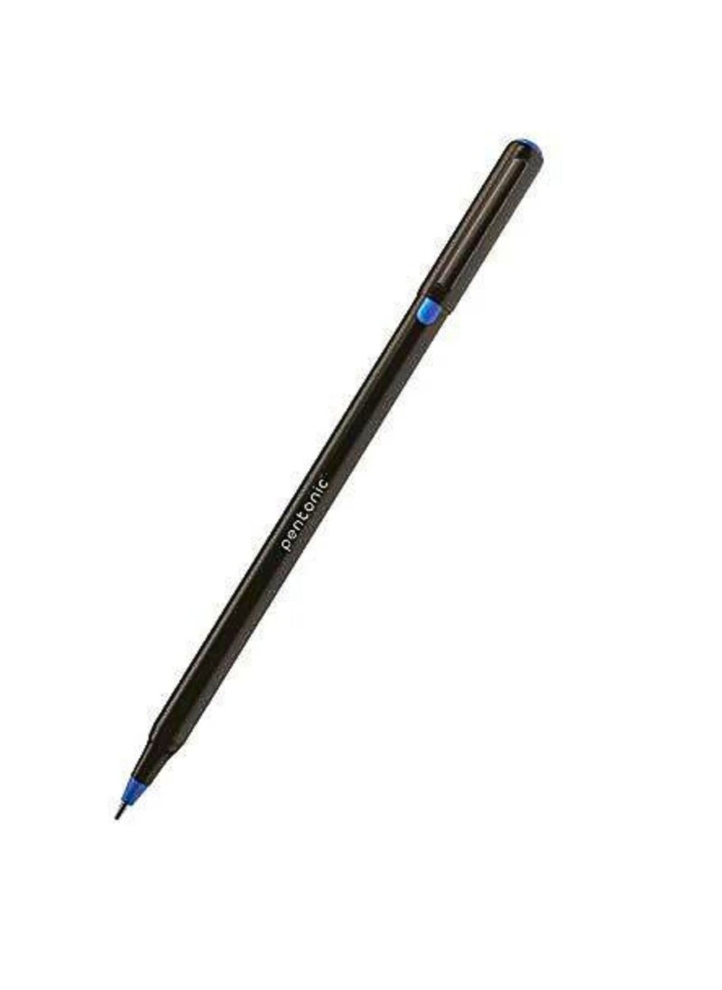 Pentonic Pentonic Black Body Ball Point Pen (Blue Ink, 10 Pcs Box)  - Image 2
