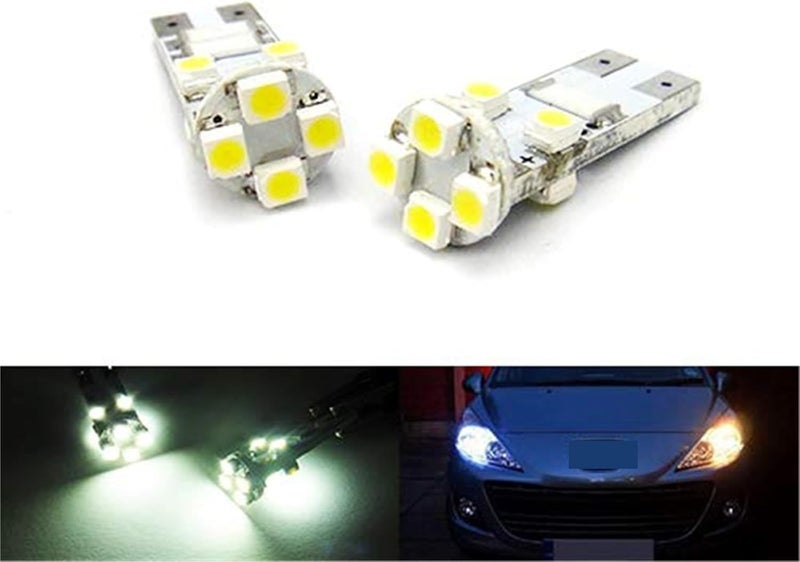 Wivplex 2x White LED Wedge Bulb for Car Number Plate - Image 2