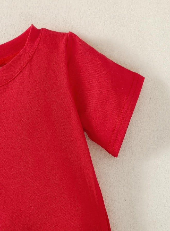 Magic Park تي شيرت قصير وطويل الأكمام للأطفال من ماجيك بارك 6M-14Y، بلوزة غير رسمية للأطفال (0046C-أحمر، 12-18 شهر)  - Image 4