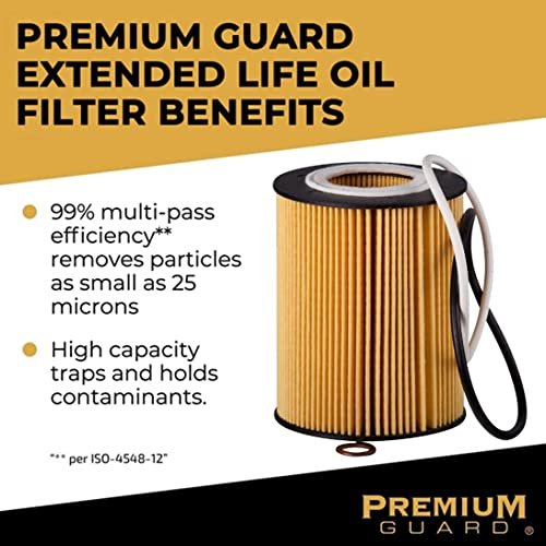 Premium Guard Extended Life Oil Filter up to 10k Miles PG99500EX | Fits 2019-2025 Porsche Cayenne, 2020-2025 Audi Q7, 2019-2025 Q8, 2018-2025 SQ5, 2018-2024 S5, 2020-2025 Porsche Macan - Image 3