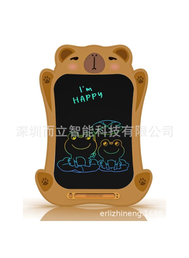 New Kapibala Lcd Handwriting Board Children's Cartoon Graffiti Writing Small Blackboard Lcd Hand-painted Drawing Board