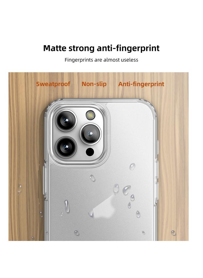 اس-توب جراب لهاتف iPhone 15 Pro مصنوع من مادة TPU غير اللامعة والصلبة من مادة البولي كربونات - Image 5