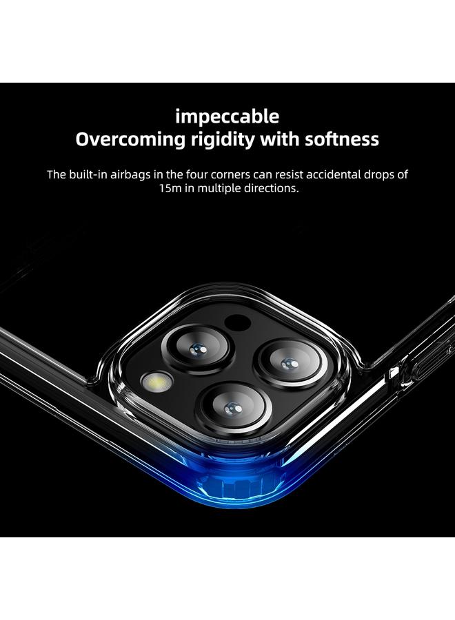 اس-توب جراب لهاتف iPhone 15 Pro مصنوع من مادة TPU غير اللامعة والصلبة من مادة البولي كربونات - Image 3