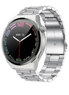 ZOOMEE Stainless Steel HD Screen Wireless Charging Dial Call Fitness Bluetooth Calling IP67 Waterproof Smartwatch Men Women Silver  - Image 1