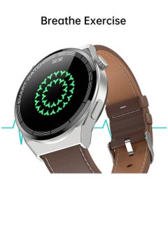ZOOMEE Stainless Steel HD Screen Wireless Charging Dial Call Fitness Bluetooth Calling IP67 Waterproof Smartwatch Men Women Silver  - Image 3