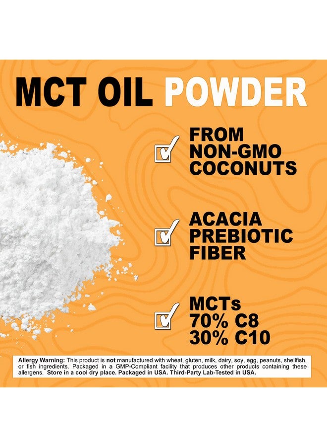 It's Just! It's Just - MCT Oil Powder w/Prebiotic Fiber (1.5lbs) 70% C8 + 30% C10, Fast Fuel for Body & Brain Health, Keto Coffee Creamer, Non-GMO, 24oz - Image 4
