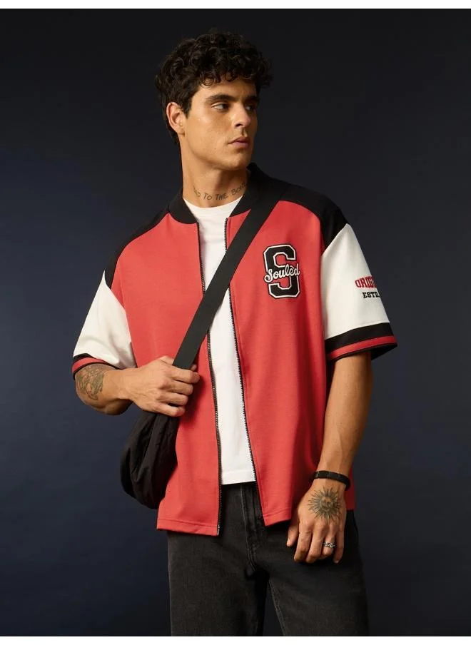 The Souled Store The Souled Store Men Baseball Della White/Red Shirts