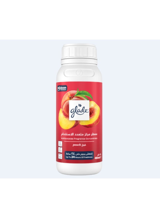 Glade Multipurpose Fragrance Concentrate with Peach Scent  480 milliliter