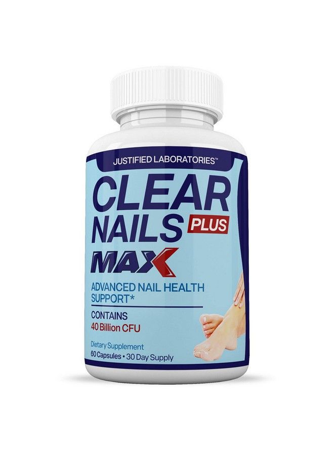 Clear Nails Plus Max Pills 40 Billion Cfu Probiotic 60 Capsules