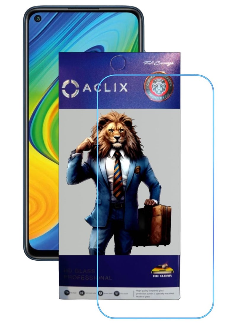 ACLIX Antistatic ESD Dustproof Premium Quality High Definition Clear Tempered Glass Screen Protector Designed For Xiaomi Redmi Note 9 - Image 1