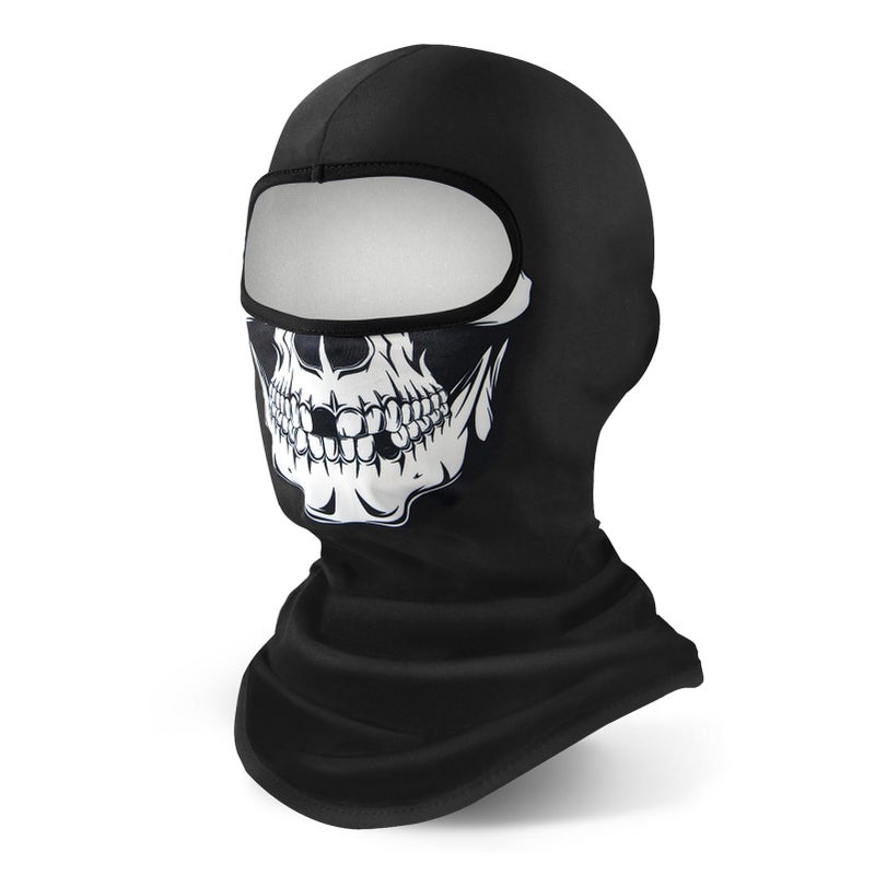 YESLIFE Skull Balaclava Ski Mask for Men and Women Summer Face Mask for Motorcycle Helmets Dirt Bike Accessories Neck Gaiter Bandanas - Image 3