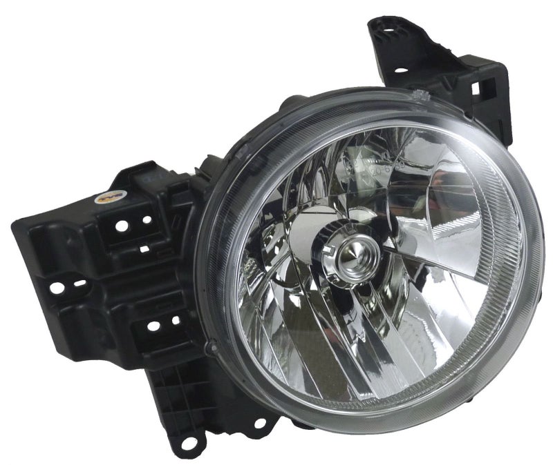 TRQ 2 Piece Headlight Assembly Set Chrome Bezel Driver & Passenger Side Compatible with Toyota FJ Cruiser 2007-2014 TO2502173 TO2503173 8107035445 8114035465 - Image 3