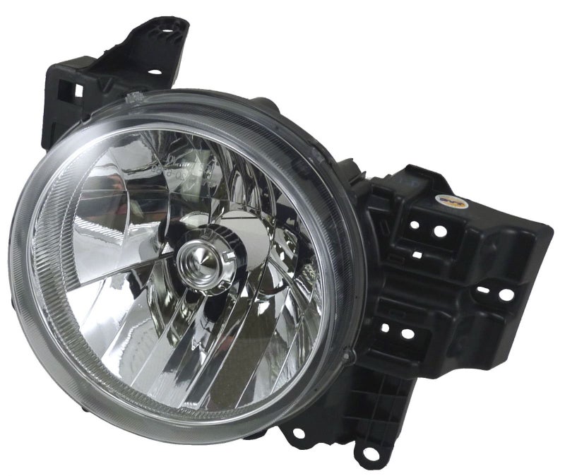 TRQ 2 Piece Headlight Assembly Set Chrome Bezel Driver & Passenger Side Compatible with Toyota FJ Cruiser 2007-2014 TO2502173 TO2503173 8107035445 8114035465 - Image 4