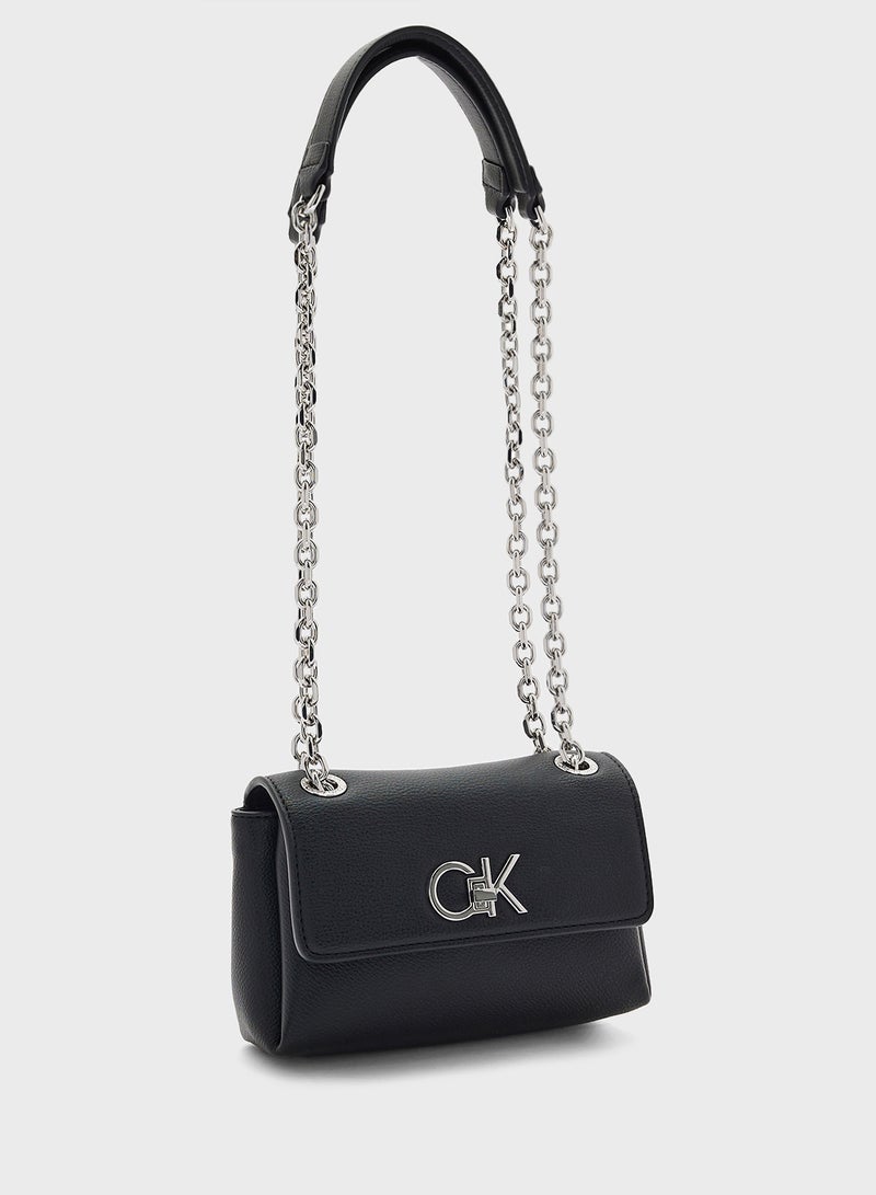 CALVIN KLEIN RE-LOCK SM CONV SHOULDER BAG_PBL - Image 3
