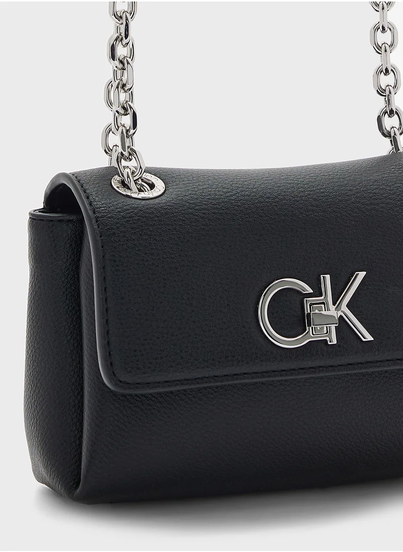 كالفن كلاين RE-LOCK SM CONV SHOULDER BAG_PBL