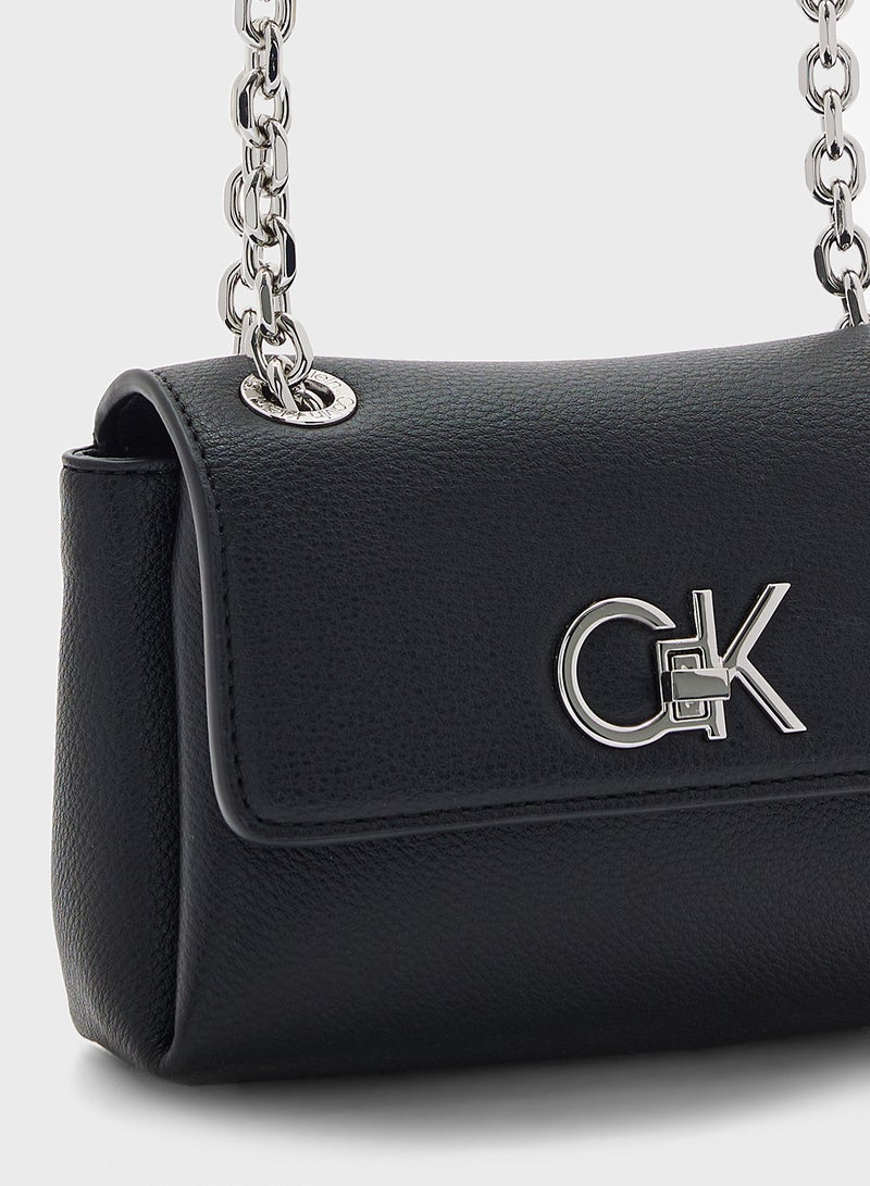 CALVIN KLEIN RE-LOCK SM CONV SHOULDER BAG_PBL - Image 4