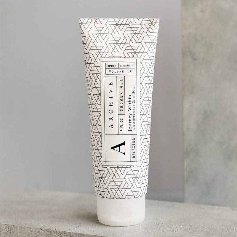 Archive Journey Within Shower Gel Natural Moisturizing Body Wash for Men & Women Lightly Scented 8 Fl oz - Image 2