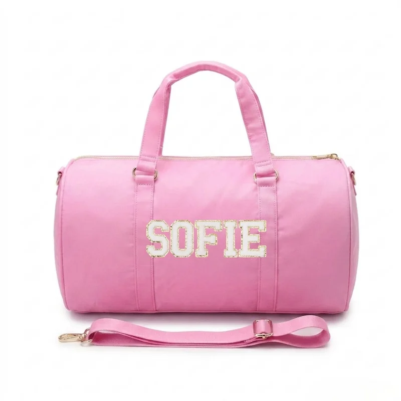 القبيلة السعيدة Candy Pink Duffle Bag