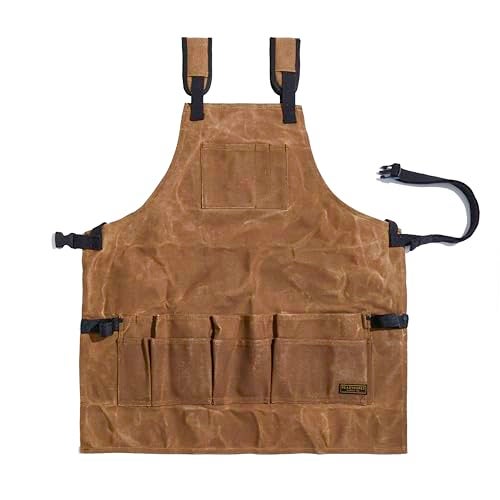 Readywares Waxed Canvas Tool Apron, Carpenter Apron, Woodworking Apron - Image 2