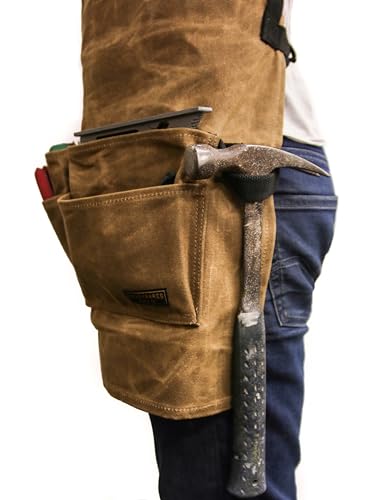 Readywares Waxed Canvas Tool Apron, Carpenter Apron, Woodworking Apron - Image 5