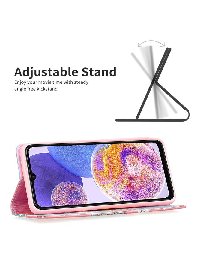 اس-توب جراب لهاتف Samsung Galaxy A23 5G، جراب هاتف جلدي مطلي مغناطيسي غير مرئي - Image 4