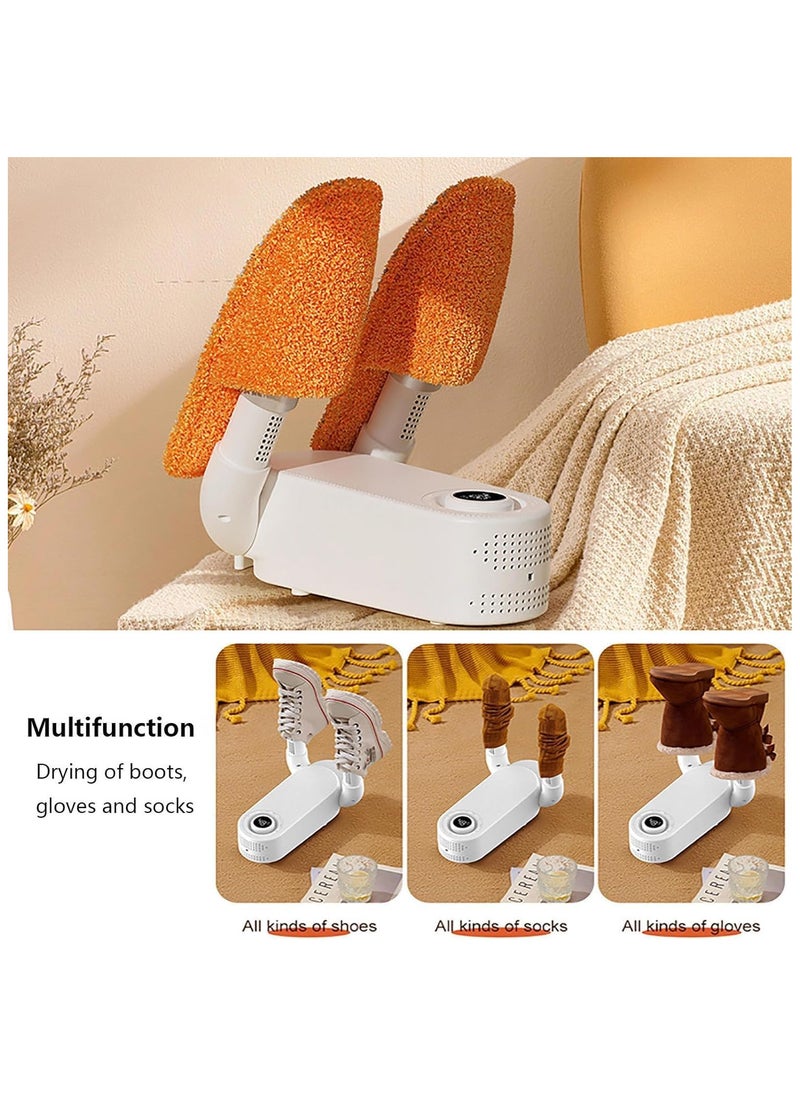 Generic - Portable Electric Boot Dryer, Portable Boot Dryer, Shoe Dryer Foldable with Heat Fan Portable Folding Design and Timer, Boot Glove Dryer Shoes Dryer Portable for Ski Boots,Glove,Helmet Shoe Dryer, - Image 1
