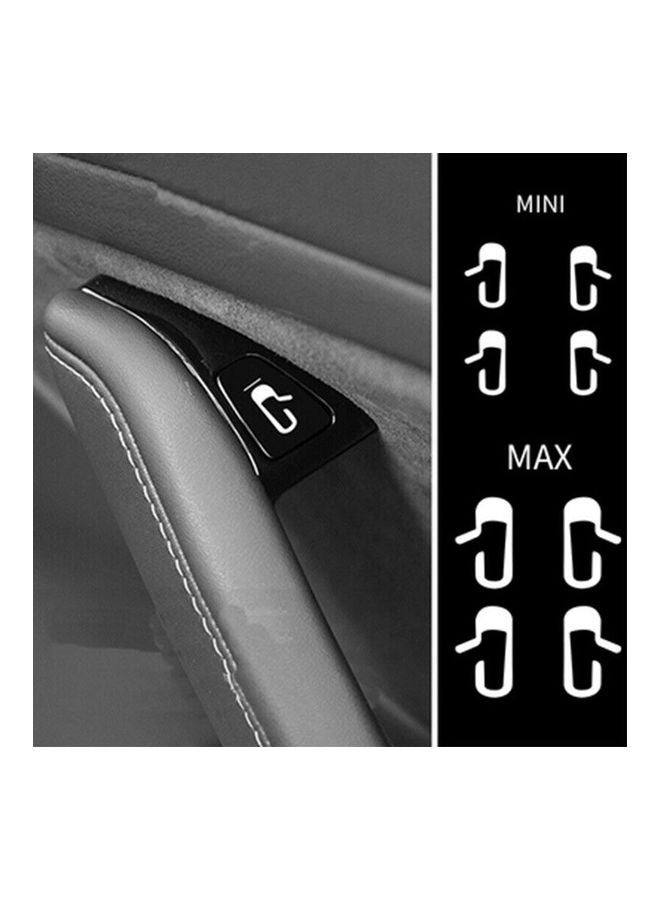 NIBEMINENT 8-Piece Door Opening Tips White Luminous Sticker Kit Modified Trim - Image 1