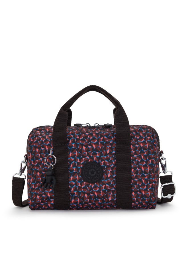 kipling - Medium Handbag (With Detachable Shoulderstrap) Female Happy Squares Bina M - Image 1
