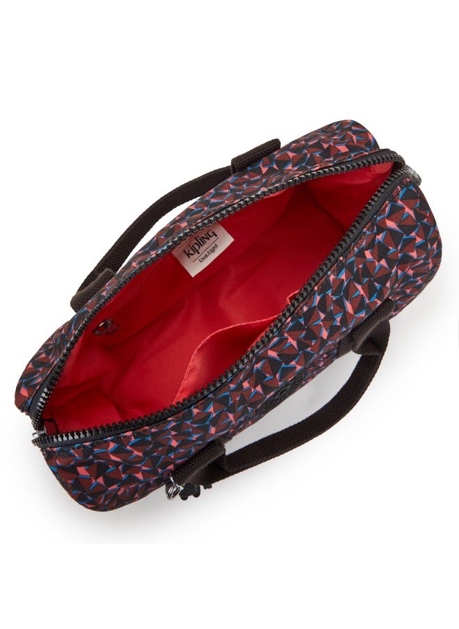 kipling - Medium Handbag (With Detachable Shoulderstrap) Female Happy Squares Bina M - Image 1