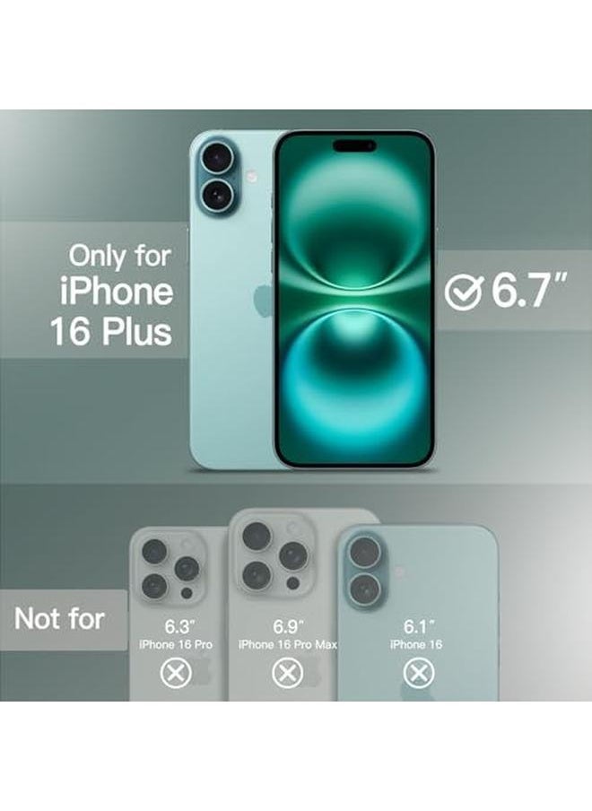 Jetech Magnetic Case For Iphone 16 Plus 6.7 Inch Compatible With Magsafe Translucent Matte Back Slim Shockproof Phone Cover Teal  - Image 2