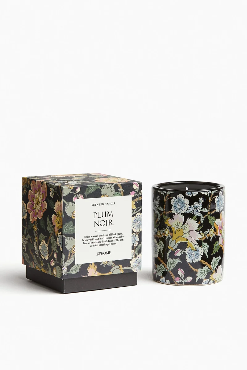 H&M Scented Candle In A Ceramic Holder