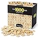 Magicfly 1000 Pcs Scrabble Tiles Wooden Letter Tiles AZ Capital Letters for Crafts SpellingScrabble Crossword Game - Image 4