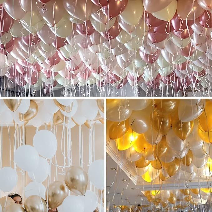 ZERECORD Balloon Flower Clip, Glue Dot, Balloon Ribbon White, Balloon Arch For Garland Making Pack Of 29 pcs - Image 5