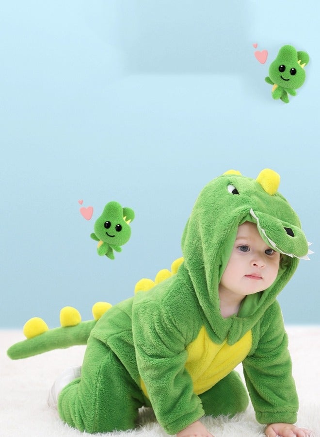 Baby Costumes Toddler Onesie Infants Romper Boys Girls Animal Dress Up Clothes 2-36 Months,green - Image 2