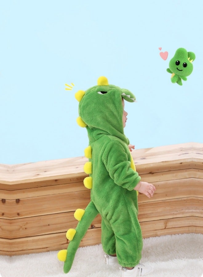 Baby Costumes Toddler Onesie Infants Romper Boys Girls Animal Dress Up Clothes 2-36 Months,green - Image 3