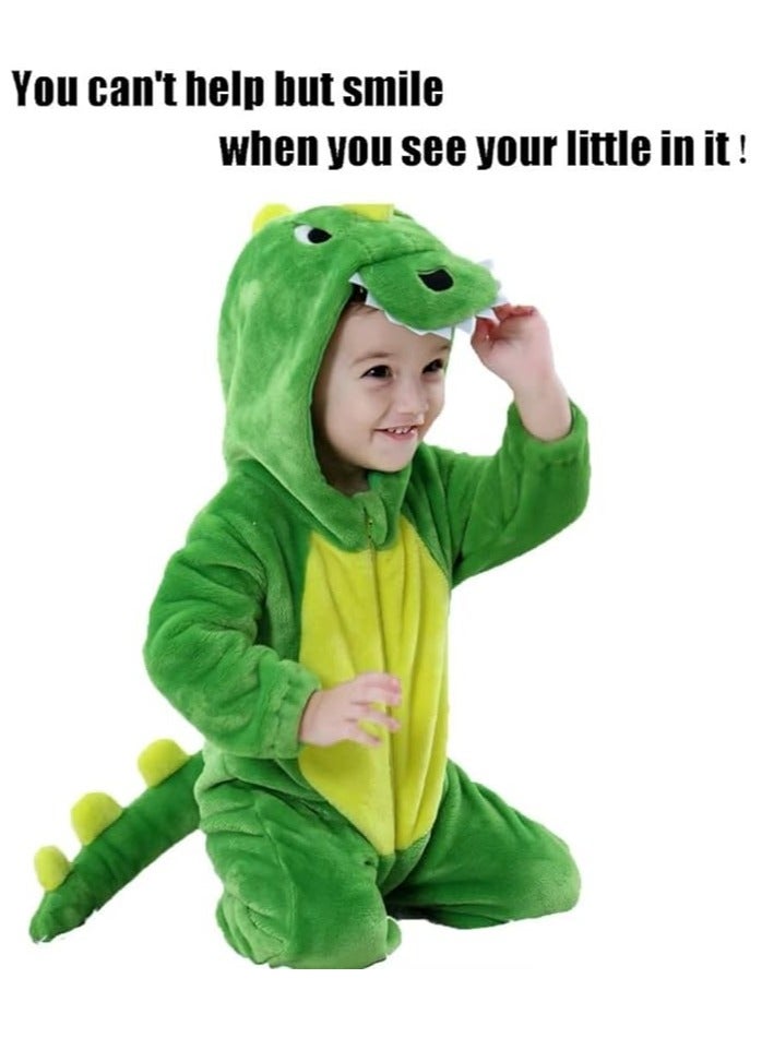 Baby Costumes Toddler Onesie Infants Romper Boys Girls Animal Dress Up Clothes 2-36 Months,green - Image 5