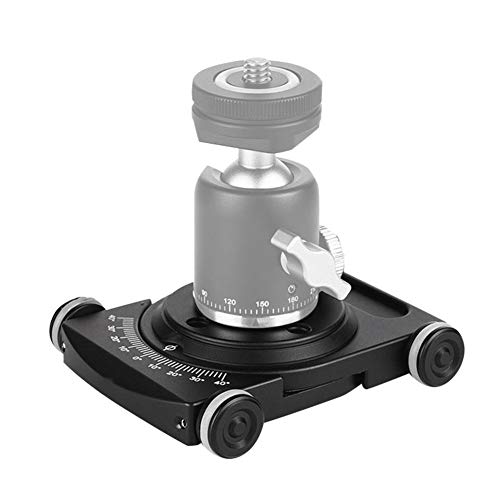 Yoidesu Camera Table , Skater , Camera Slider , Mobile Rolling Slider Car Skater Video Track Rail with 360 Degree Swivel,Mini Ball Head,DSLR Rig Film Camera - Image 1