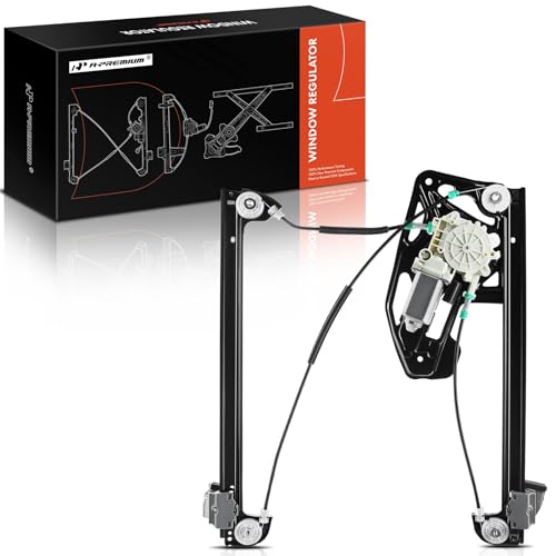 A-Premium Power Window Regulator with Motor Replacement for BMW E38 740i 740iL 750iL 1995-2001 Front Right Passenger Side - Image 1