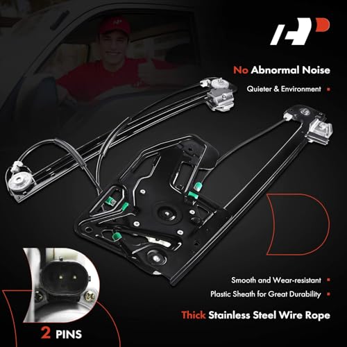 A-Premium Power Window Regulator with Motor Replacement for BMW E38 740i 740iL 750iL 1995-2001 Front Right Passenger Side - Image 5