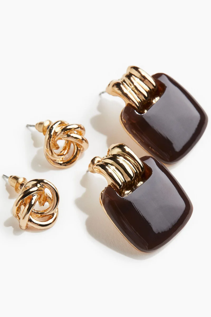 H&M 2 pairs earrings