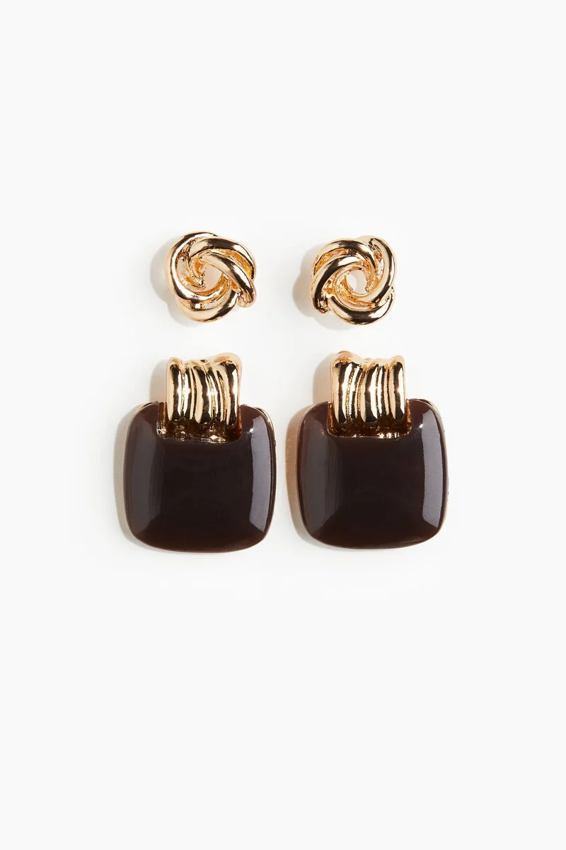 H&M 2 pairs earrings
