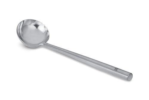 Craft Wok Medium s/s Wok Ladle Stainless Steel Traditional Wok Hoak with Stainless Handle Professional Asian Kitchen Utensil for Stirring Serving / 732W93 - Image 1