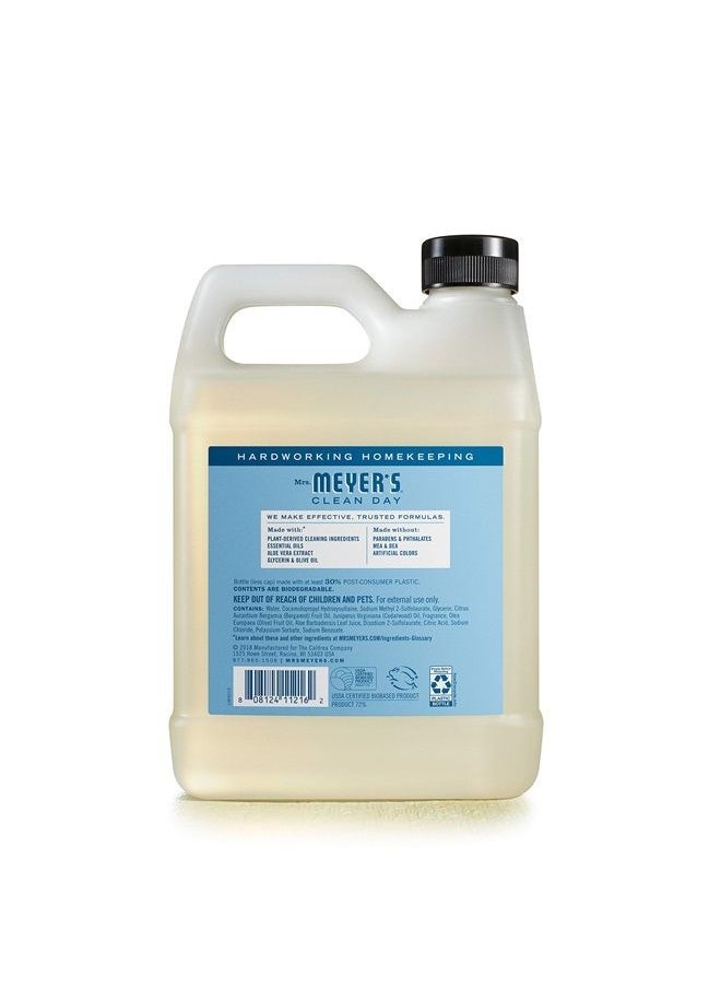 Mrs. Meyer's Clean Day Mrs. Meyer's Hand Soap Refill, Made with Essential Oils, Biodegradable Formula, Rain Water, 33 fl. oz  - Image 2