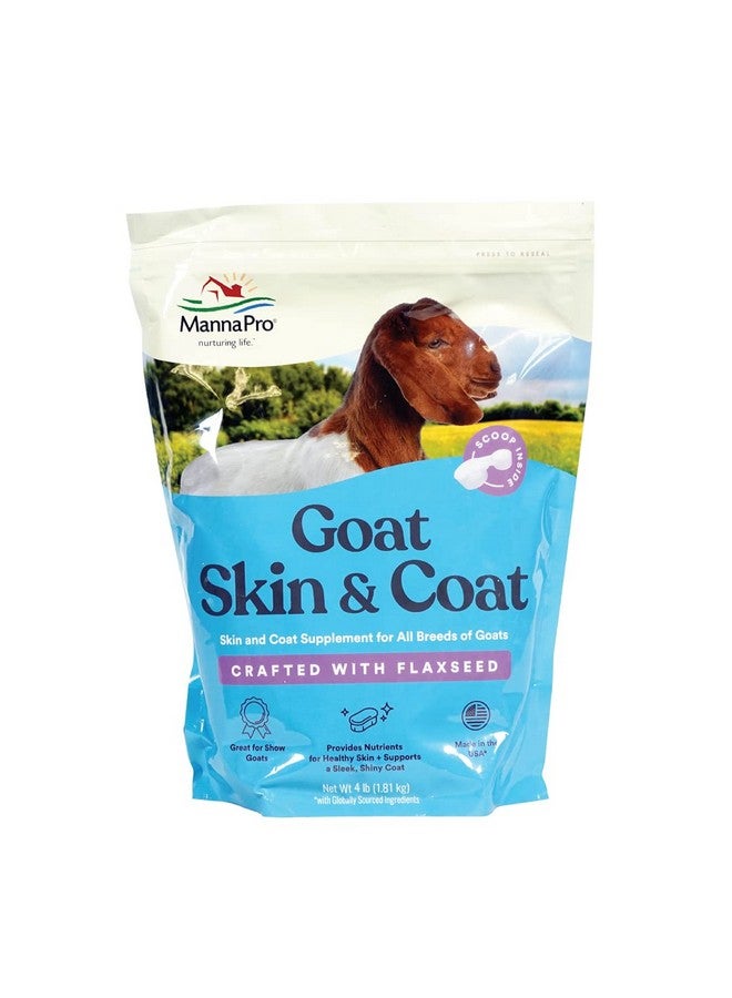 مانا برو مكمل مانا برو لفراء وبشرة الماعز، يدعم صحة البشرة، وفراء لامع، وعافية عامة، مكمل غذائي للماعز، فيتامينات ومعادن، يعزز قوة الحوافر وصحة المناعة، 4 أرطال - Image 1